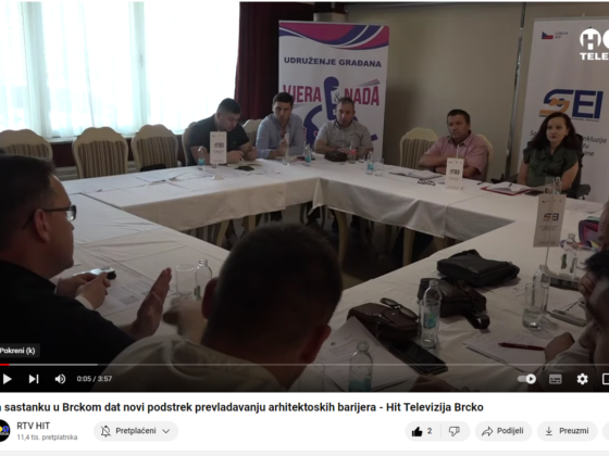 Tv prilog – Okrugli sto „Pristupačnost i mobilnost“