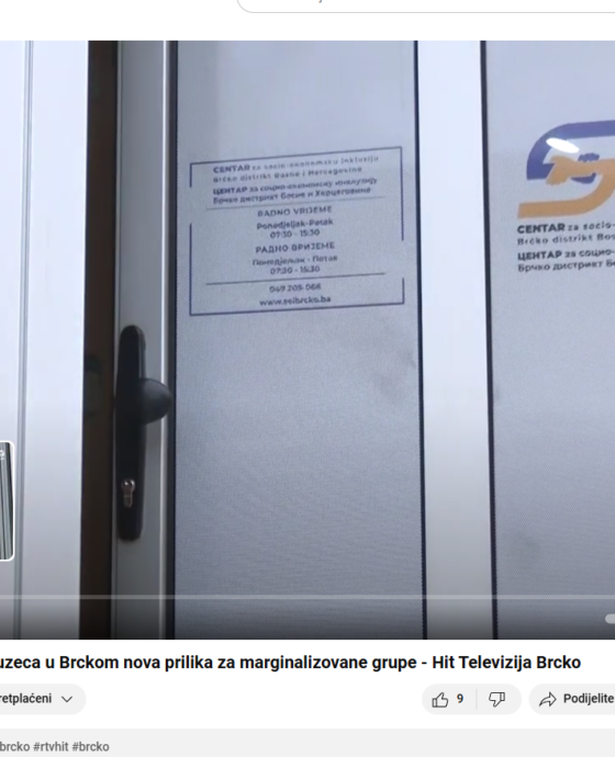 Video prilog HIT televizije o viziji SEI Centra i osnivanju prvog Socijalnog preduzeća u Brčkom