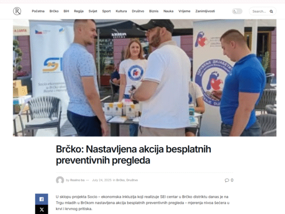 Podrška portala za naše aktivnosti